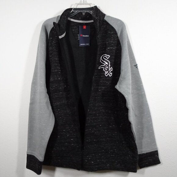Fanatics Chicago White Sox Full-Zip Jacket Men's Size XL Gray Fan Apparel - Picture 4 of 7